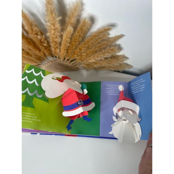 B1G2 FREE 🍁 The Night Before Christmas Pop Up Book Clement Clarke Moore Holiday - Picture 5 of 8